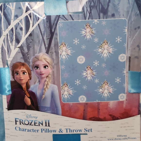 Disney Other Frozen Ii Character Pillow Throw Set Poshmark